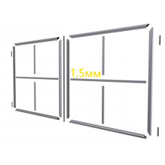 Распашные ворота из т-профиля 1,5 мм Распашные ворота из т-профиля 1,5 мм